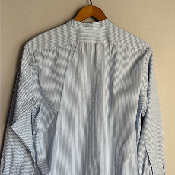 NILI LOTAN Stripe Cotton Button Down Shirt Small - Picture 9 of 13